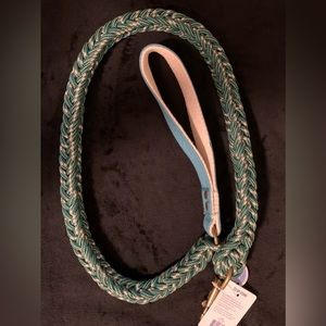 Top Paw 4 Foot Braided Dog Leash with Metal Lobster Claw Clip